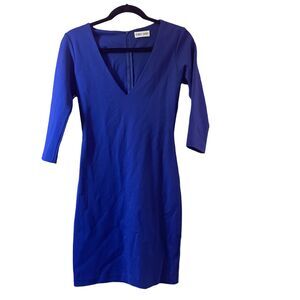 Tobey Grey blue bodycon Slim dress